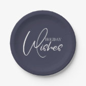 ホリデーウィズクリスマス紙プレート ペーパープレート (正面)