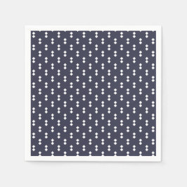 ホリデーウィズパターンクリスマスペーパーナプキン スタンダードカクテルナプキン