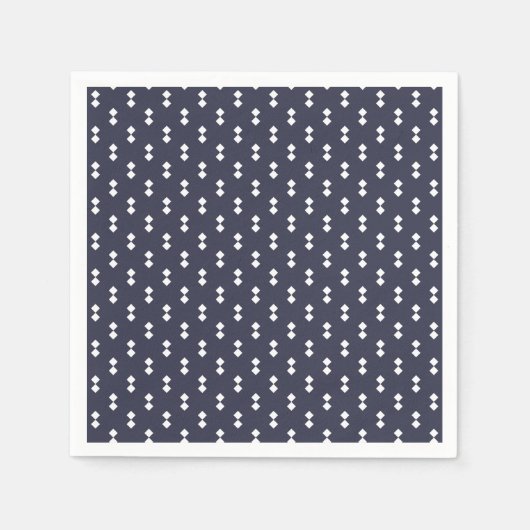 ホリデーウィズパターンクリスマスペーパーナプキン スタンダードカクテルナプキン (正面)