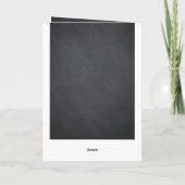 ホリデーウィッシュ-チャルクボードカード シーズンカード (裏面)