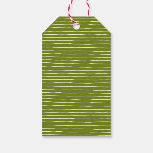 ホリデーウィムシーパーソナライズされたギフトラベル ギフトタグ (裏面)