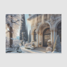 ホリデーウィンターアイスカバーガエレガントーデン 薄葉紙