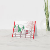 ホリデーウィンターカード ノートカード (正面)