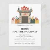 ホリデーウィンターフィラックホームウェーブモーティングホリデー ポストカード (正面)