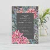 ホリデーウィンターフローラ結婚式招待状 (スタンド正面)