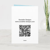 ホリデーウィンターベリーフォトグリーティングカード シーズンカード (裏面)