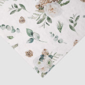 ホリデーウィンターホワイトフローラピネコーンクリスマス 薄葉紙 (詳細)