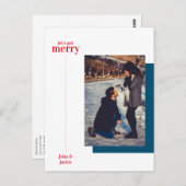 ホリデーウィンターメリー婚約発表MCM ポストカード (正面/裏面)