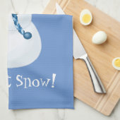 ホリデーウィンター雪だるまキッチンタオル キッチンタオル (四つ折り)