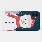 ホリデーウィンター雪だるま Case-Mate iPhoneケース (裏面(横))