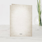 ホリデーウィーズ素朴書道格言ファミリー シーズンカード (裏面)