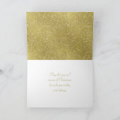 ホリデーウォーターカラードーヴ金ゴールドピースオンアース シーズンカード (内部)