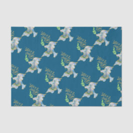 ホリデーウォーターカラードーヴ金ゴールドピースオンアース 薄葉紙