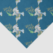 ホリデーウォーターカラードーヴ金ゴールドピースオンアース 薄葉紙 (詳細)