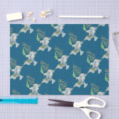 ホリデーウォーターカラードーヴ金ゴールドピースオンアース 薄葉紙 (クラフト)