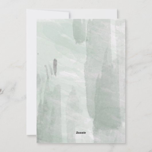 ホリデーウォーターカラーメリーパインEVERYTHING写真 シーズンカード (裏面)