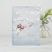 ホリデーウォーターモダンカラーシンプルクリスマスカード シーズンカード (スタンド正面)