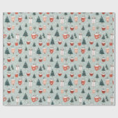 ホリデーウォームツリーマグメドレー ラッピングペーパー (フラット)