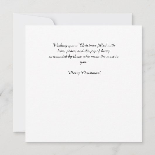 ホリデーウマズウィズフェスティバルデコール ノートカード (裏面)