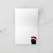 ホリデーウルフグリーティングカード シーズンカード (内部)