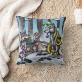 ホリデーウルフ クッション (ブランケット)