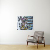 ホリデーウルフ タペストリー (インサイチュ(横))