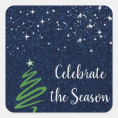 ホリデーエレガントウィンター夕べ スクエアシール (正面)