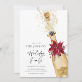 ホリデーエレガントカクテルパーティー 招待状 (正面)