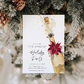 ホリデーエレガントカクテルパーティー 招待状