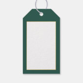 ホリデーエレガントクリスマスツリーフローラレジョイス ギフトタグ (裏面)