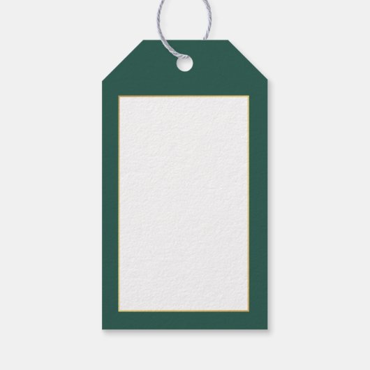 ホリデーエレガントクリスマスツリーフローラレジョイス ギフトタグ (裏面)