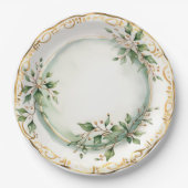 ホリデーエレガントダイニング ペーパープレート (正面)