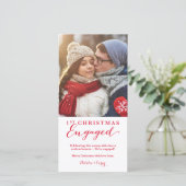 ホリデーエンゲージメントフォトカード シーズンカード (スタンド正面)