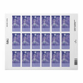 ホリデーエンジェルギフトタグ ラベル (フルシート)