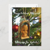 ホリデーエンジェルリトアニアハガキ シーズンポストカード (正面/裏面)