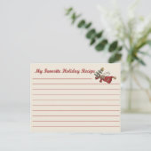 ホリデーエンジェルレシピカード シーズンポストカード (スタンド正面)