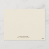 ホリデーエンジェルレシピカード シーズンポストカード (裏面)