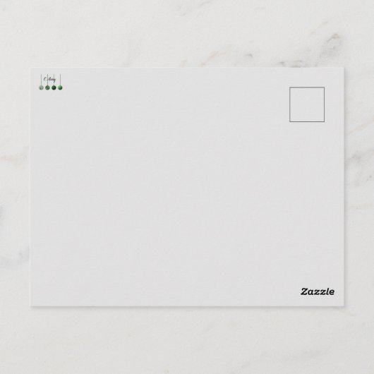 ホリデーエンジェル ポストカード (裏面)