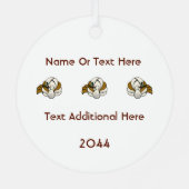 ホリデーエンジェル メタルオーナメント (裏面)