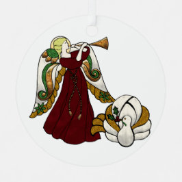 ホリデーエンジェル メタルオーナメント