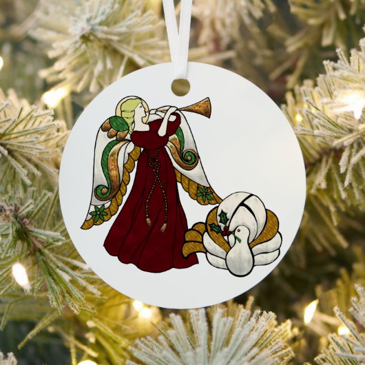 ホリデーエンジェル メタルオーナメント (インサイチュ)