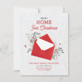 ホリデーエンベロープフローラニューホームforクリスマス 招待状 (正面)