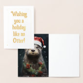 ホリデーオッター 箔カード (ディスプレー)