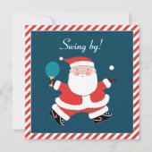 ホリデーオフィスパーティの招待状 招待状 (正面)