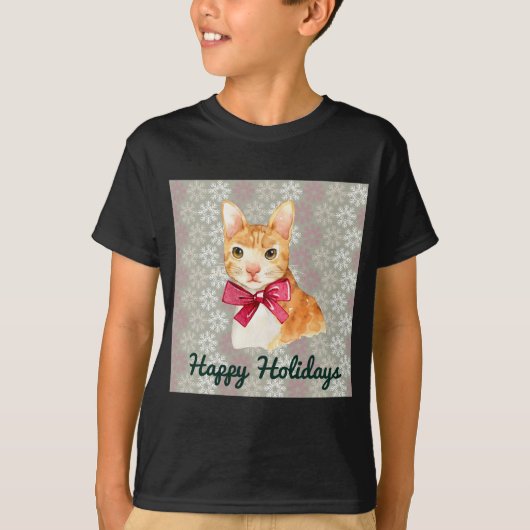 ホリデーオレンジ�ータビー Tシャツ (正面)