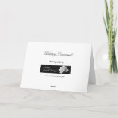 ホリデーオーナメントカード シーズンカード (裏面)