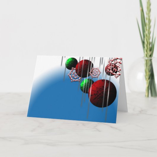 ホリデーオーナメントクリスマスの舞踏会 シーズンカード (正面)