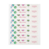 ホリデーオーナメントクリスマス ラップアラウンドラベル (シート)