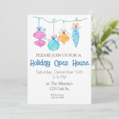 ホリデーオーナメントパーティー招待状 招待状 (スタンド正面)