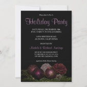 ホリデーオーナメントパーティー招待状 招待状 (正面)